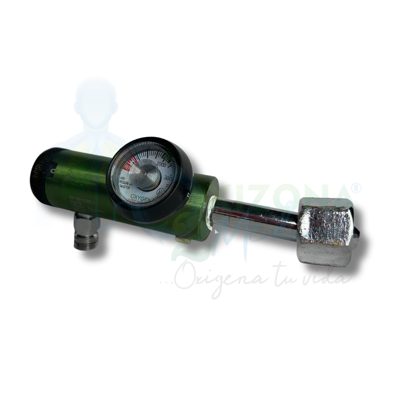 Regulador de Oxígeno de rosca CGA 540 portátil