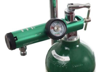 Tanque de OXIGENO Medicinal de 682 litros con kit de oxígeno de REGALO (Tipo E)