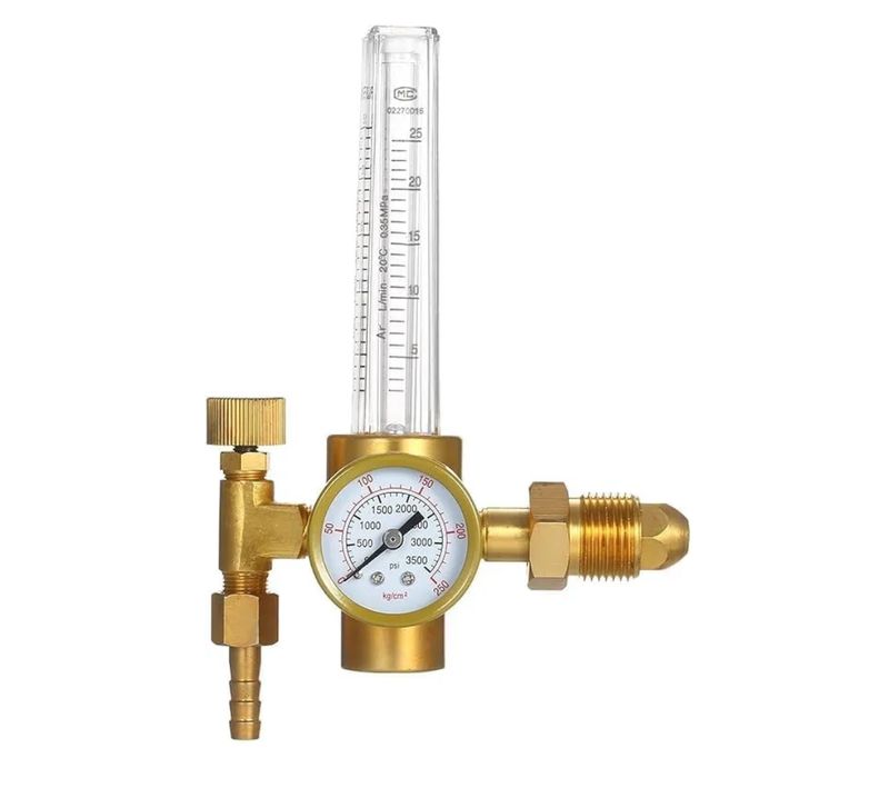 Regulador con flujometro para Argón, conexión CGA 580 Argon industrial