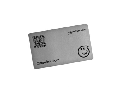 Addme Here / Metallic Card
