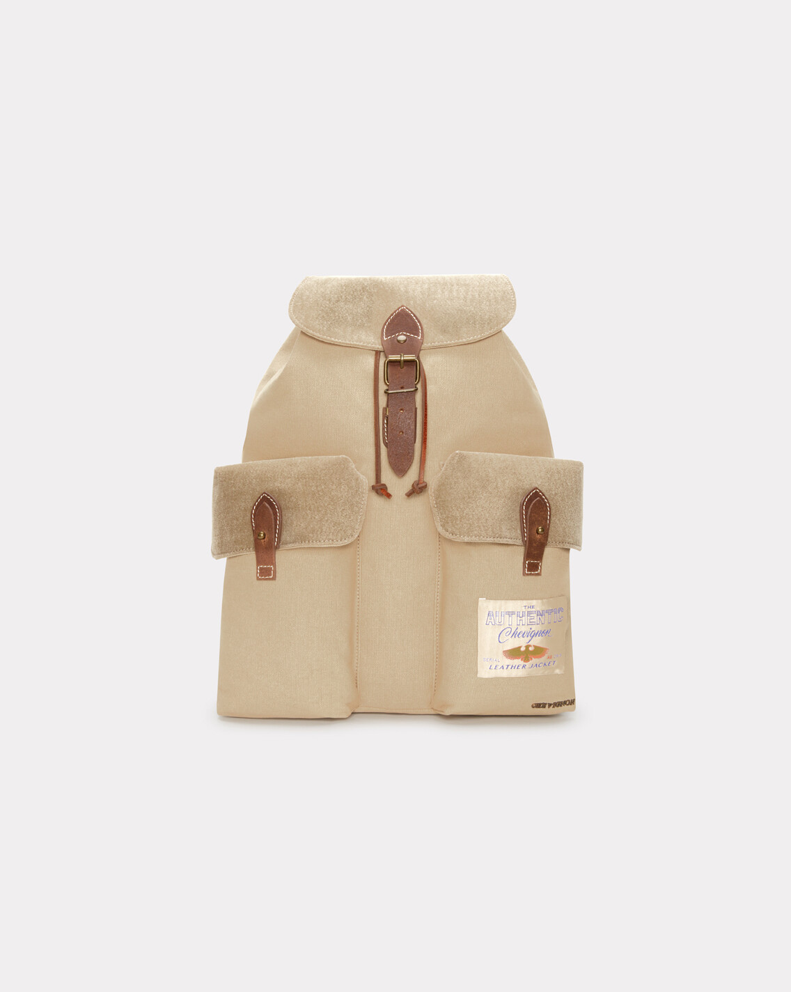 BACKPACK CANVAS BEIGE