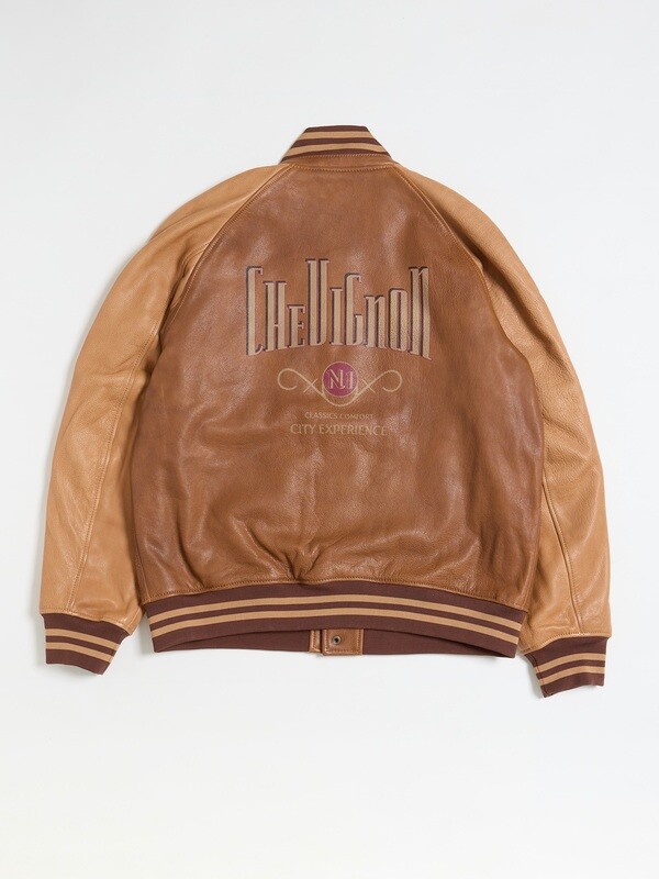 BLOUSON CITY VARSITY LEATHER