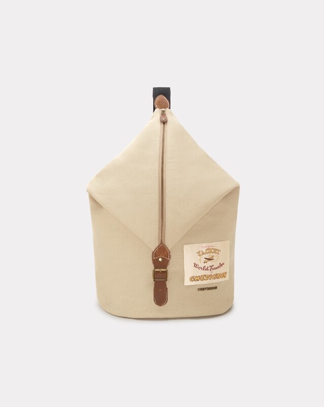 BACKPACK CANVAS POLCHON BEIGE