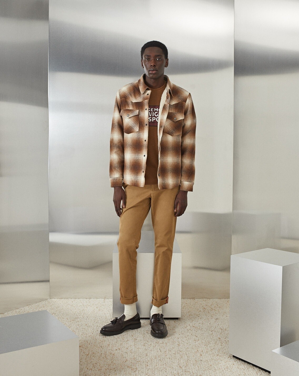 BROWN TOGS SHIRT JACKET