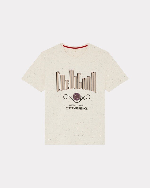 T-SHIRT CITY NEPS ECRU