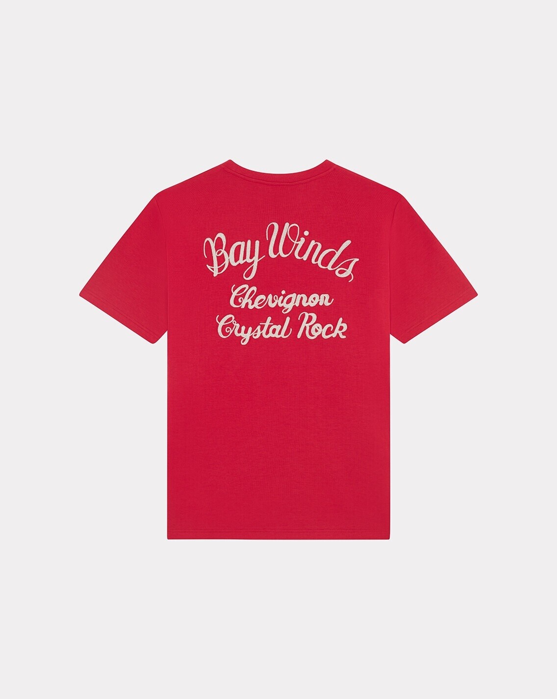 T SHIRT BAY WINDS OVERSIZE ROUGE
