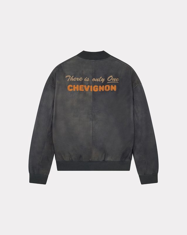 BLOUSON EXCLUSIVE SURPLUS BLEU JEAN LEATHER