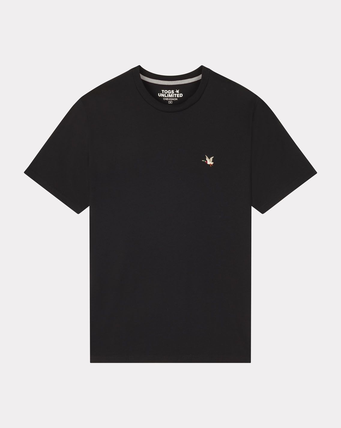 NEW T-TOGS T-SHIRT NOIR