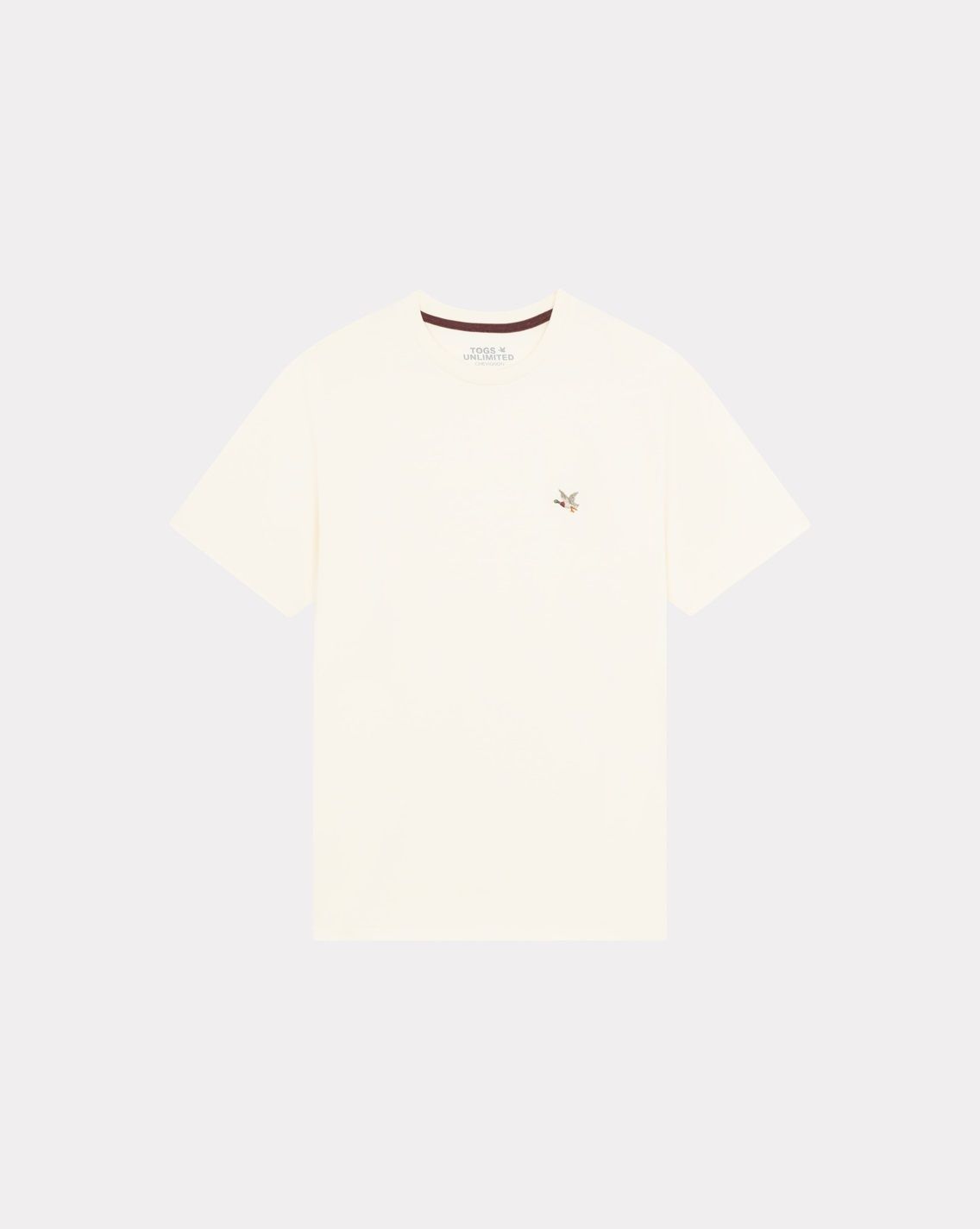 NEW T-TOGS T-SHIRT ECRU