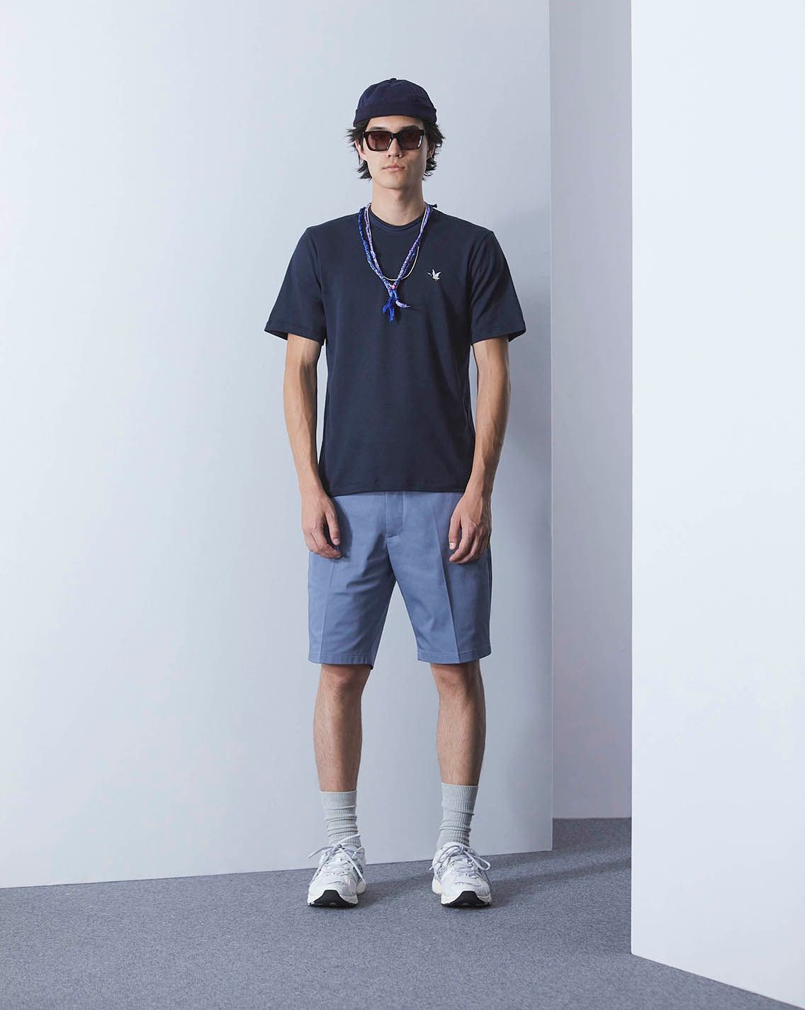 NAVY DUCK TEE T-SHIRT