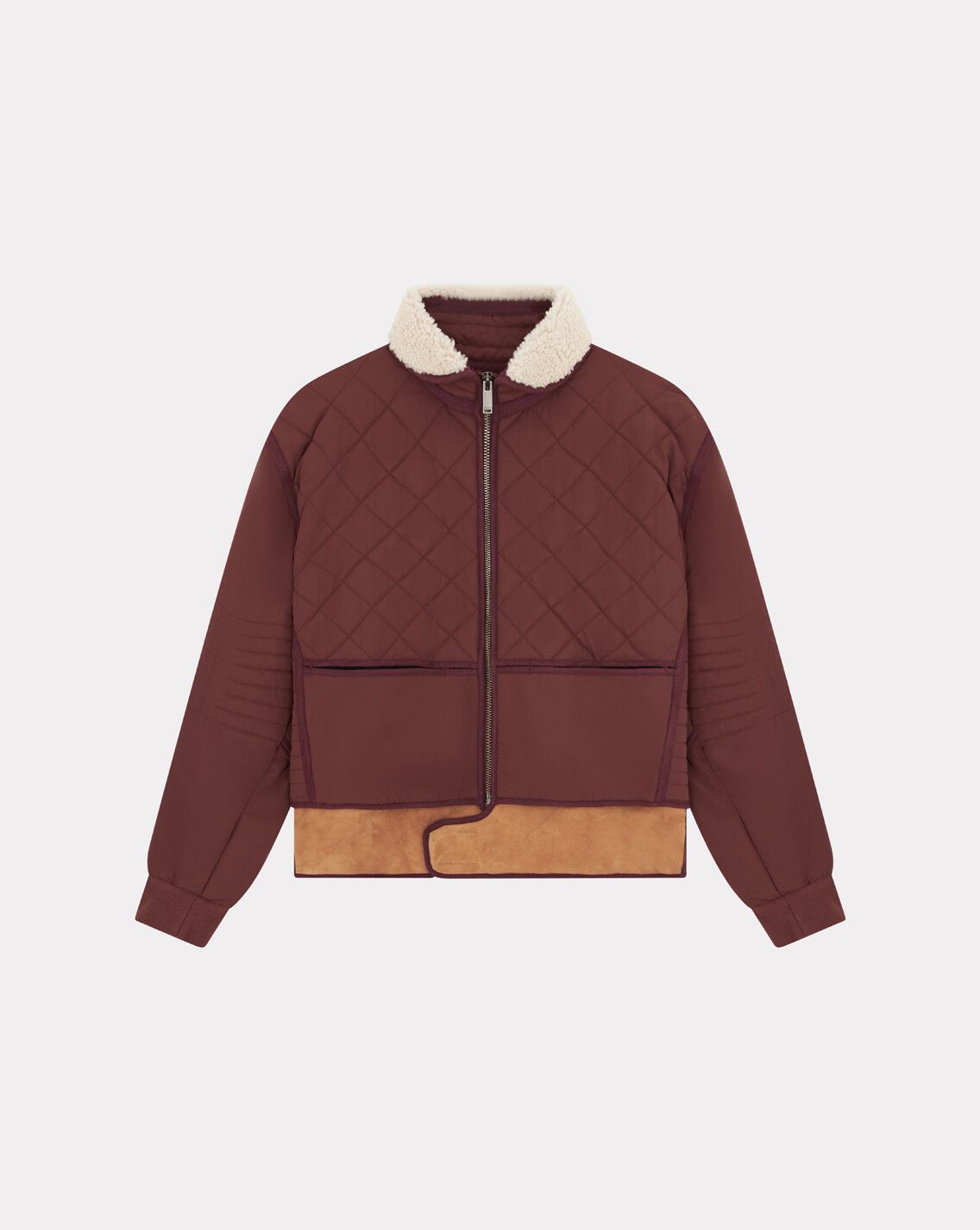 BLOUSON COSMOS BURGUNDY