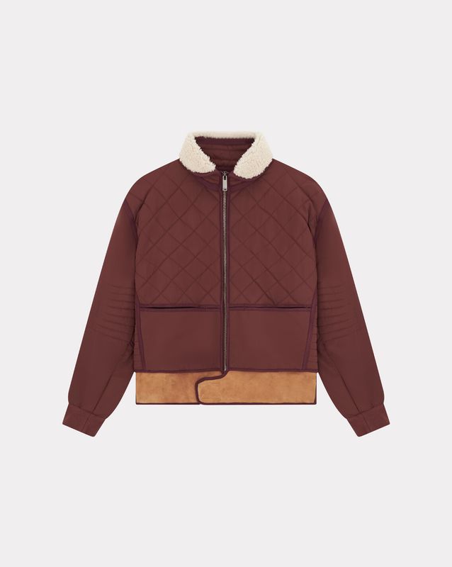 BLOUSON COSMOS BURGUNDY