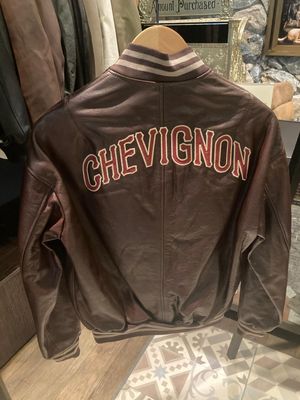 BLOUSON TEDDY 90 MARRON LEATHER