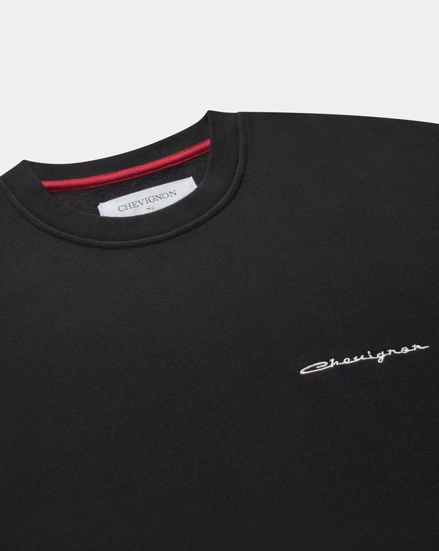 CITY EMBROIDERED SWEATSHIRT BLACK