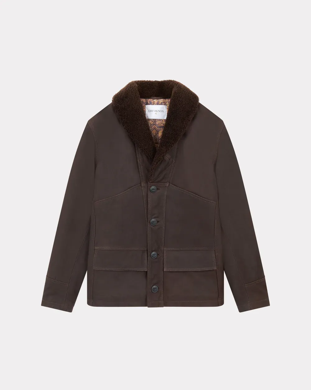 PARKA  CAMERAMAN LEATHER CACAO