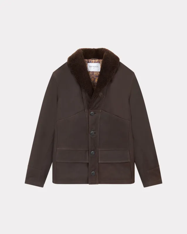 PARKA  CAMERAMAN LEATHER CACAO