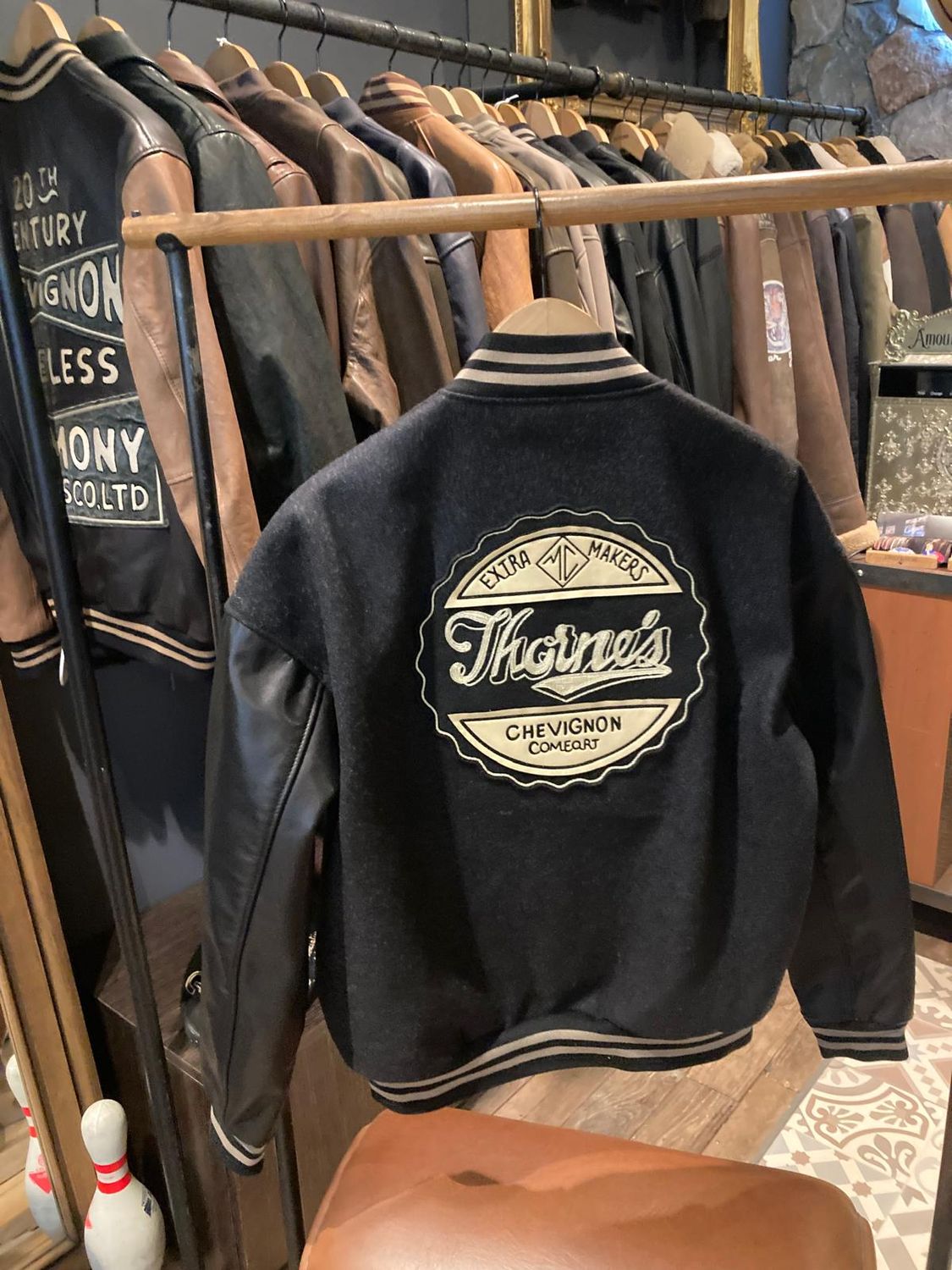 BLOUSON THORNES COLLEGE GREY