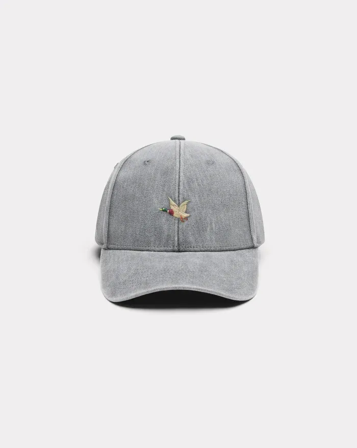 NEW DUCK WASHED GREY CAP