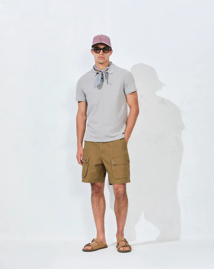 NEW POLO PIQUE TOGS GREY
