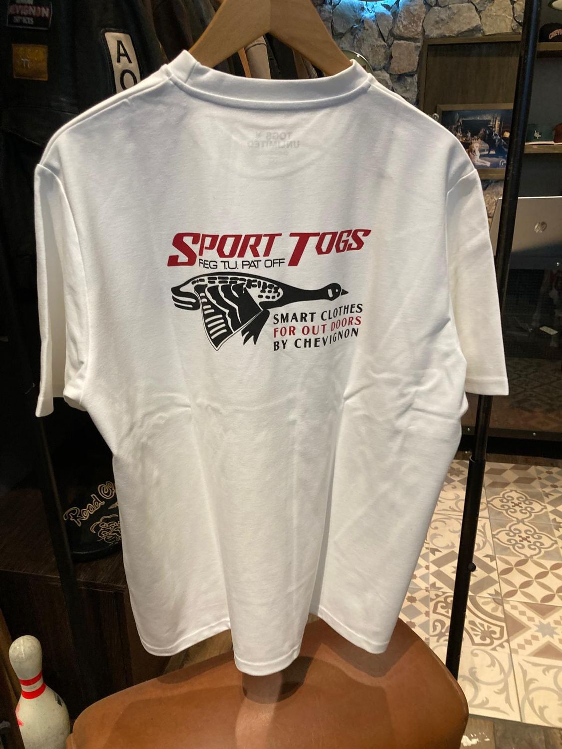 NEW SPORT TOGS T-SHIRT ECRU