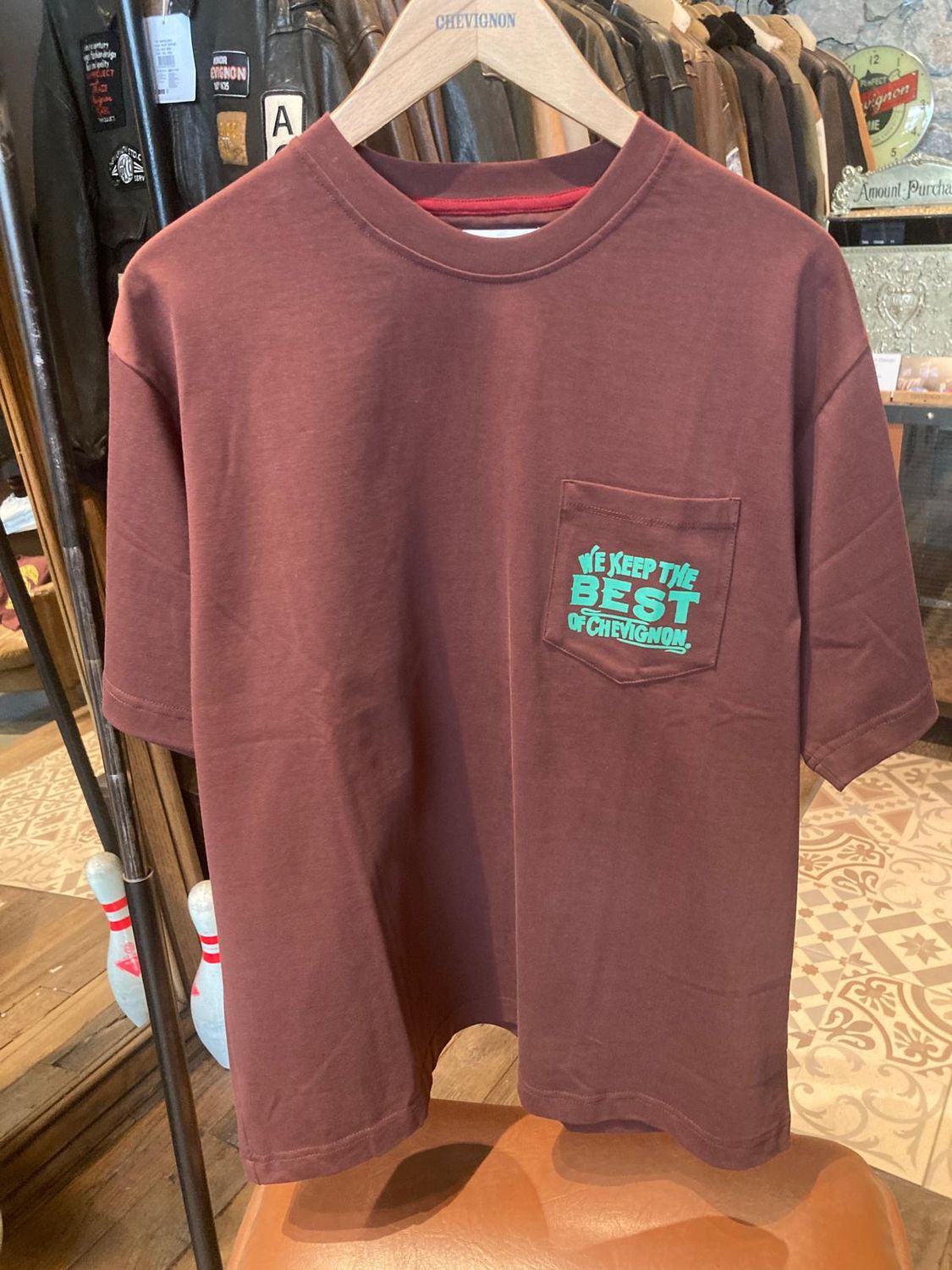 T-SHIRT BEST TEE BORDEAUX