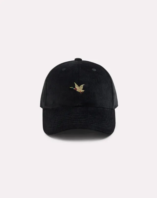 NEW  DUCK VELVET CAP NOIR