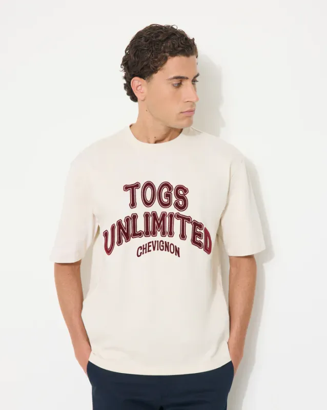 BRAND NEW UNLIMITED TEE BEIGE