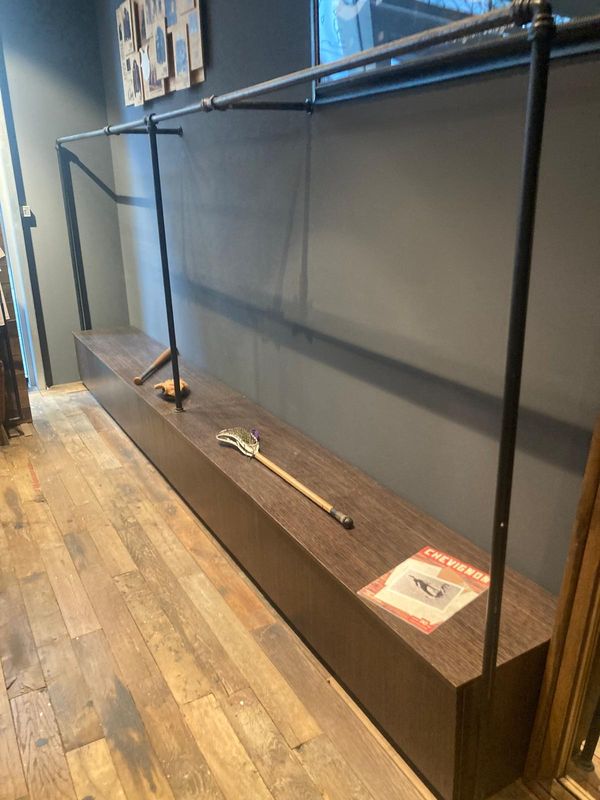 METALL HOLZ MÖBEL WAND GROß CHEVIGNON PARIS