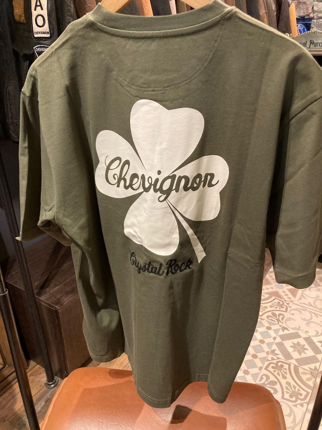 BRAND NEW CLOVER TEE OVERSIZE KAKI