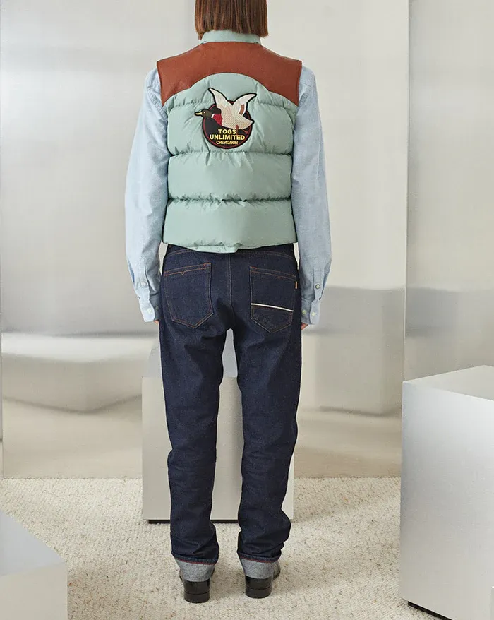 GIRLS TOGS 1984  LIGHT GREEN DOWN WESTE