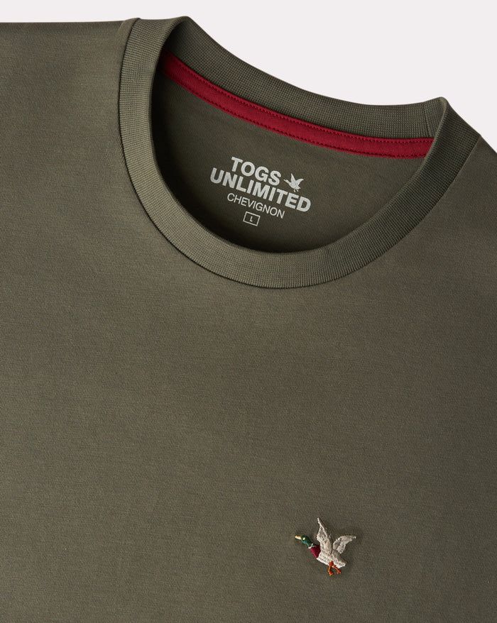 BRAND NEW T-TOGS T-SHIRT KAKI