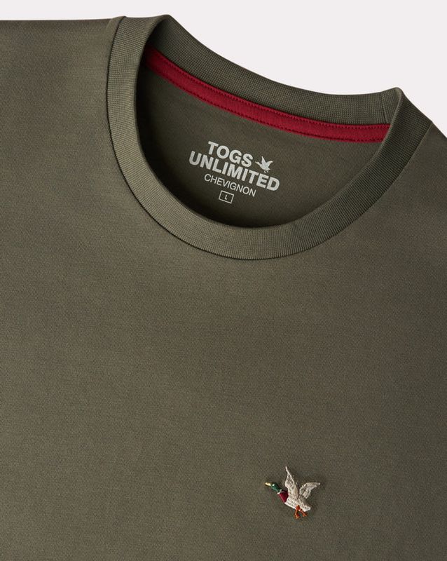 BRAND NEW T-TOGS T-SHIRT KAKI