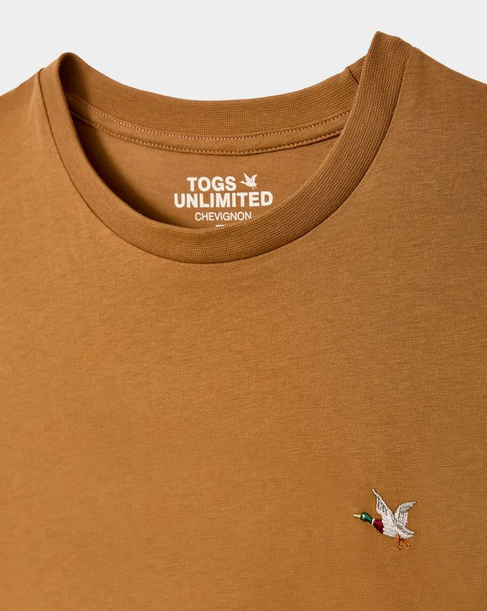 BRAND NEW T-TOGS SHIRT BRAUN