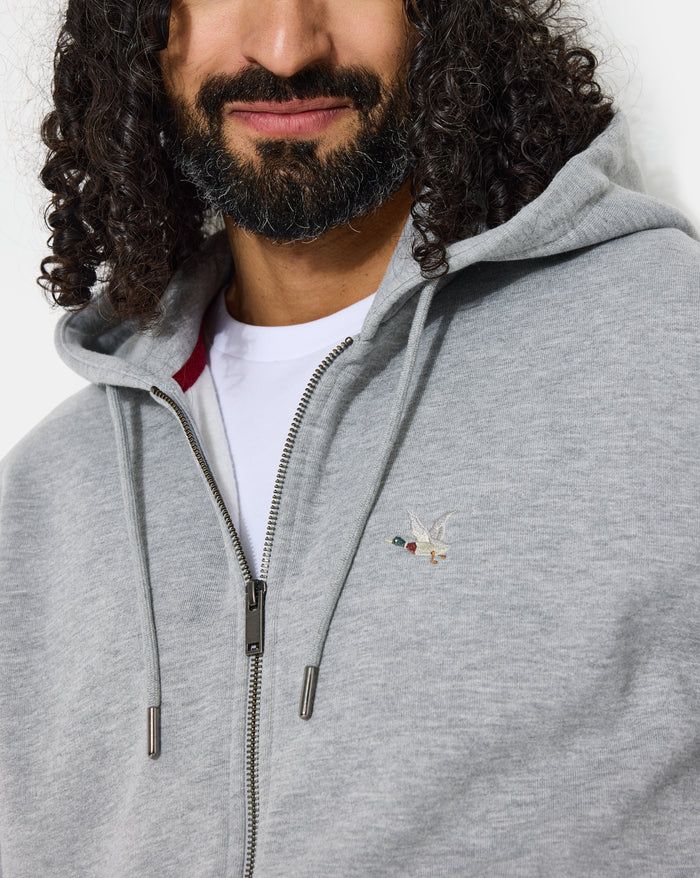 BRAND NEW HOOD ZIP TOGS GREY