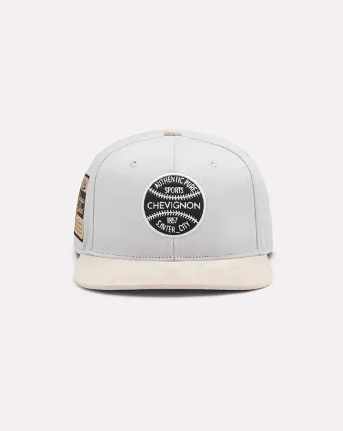 CAP BASEBALL GREY