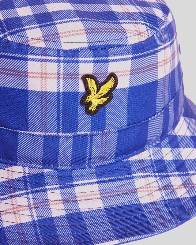 a TARTAN BUCKET HAT LYLE &amp; SCOTT