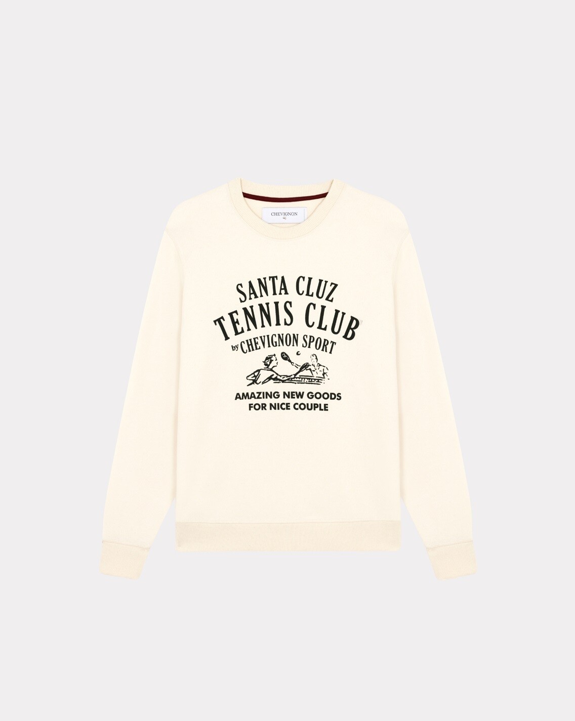 SWEATSHIRT TENNIS BEIGE