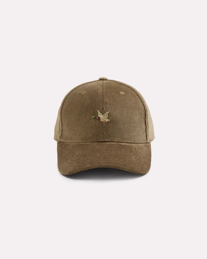 BRAND NEW CAP DUCK VELVET KAKI