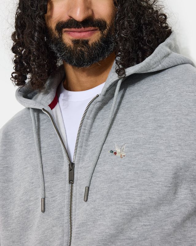 BRAND NEW HOOD ZIP TOGS GREY