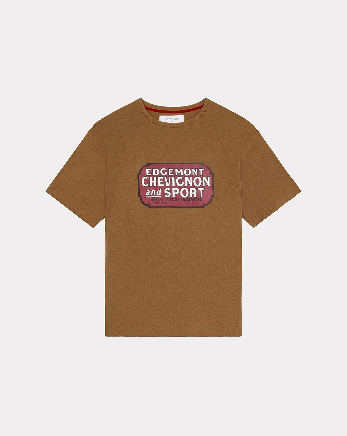 T-SHIRT EDGEMONT COGNAC