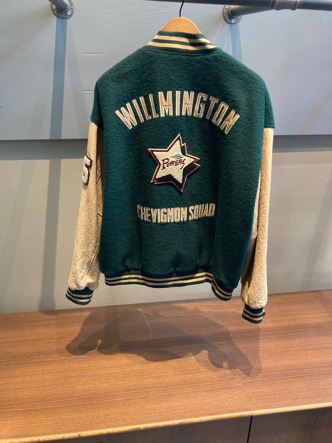 BLOUSON GREEN POWER BADGES JACKET