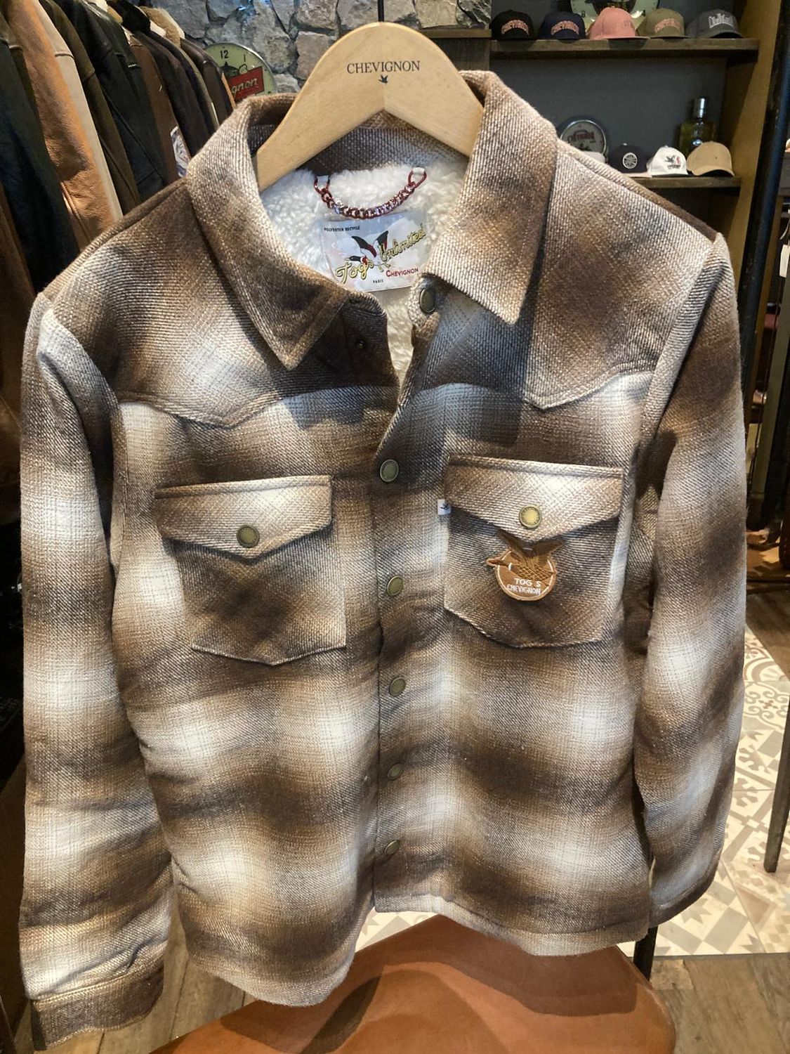 BROWN TOGS SHIRT JACKET