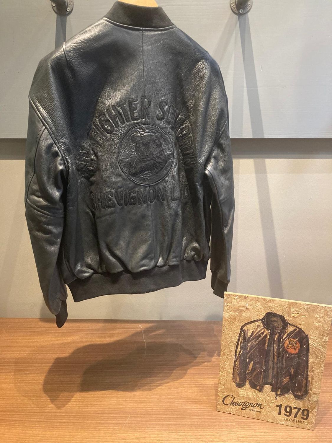 BLOUSON FIGHTERS SQUADRON 35 YEARS BIRTHDAY COLLECTION VINTAGE BLACK