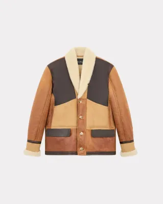 COCOA  CAMERASHEARLING LEATHER JACKET
