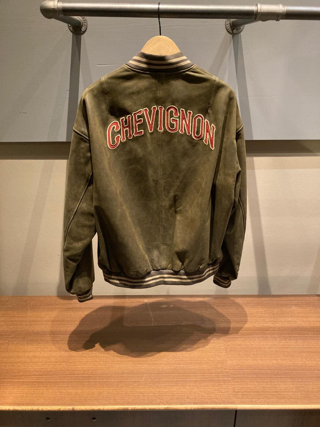 BRAND NEW TEDDY 90 GREEN LEATHER