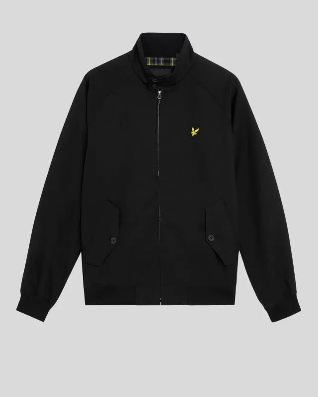 a BLACK HARRINGTON JACKET LYLE &amp; SCOTT