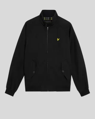 a BLACK HARRINGTON JACKET LYLE &amp; SCOTT