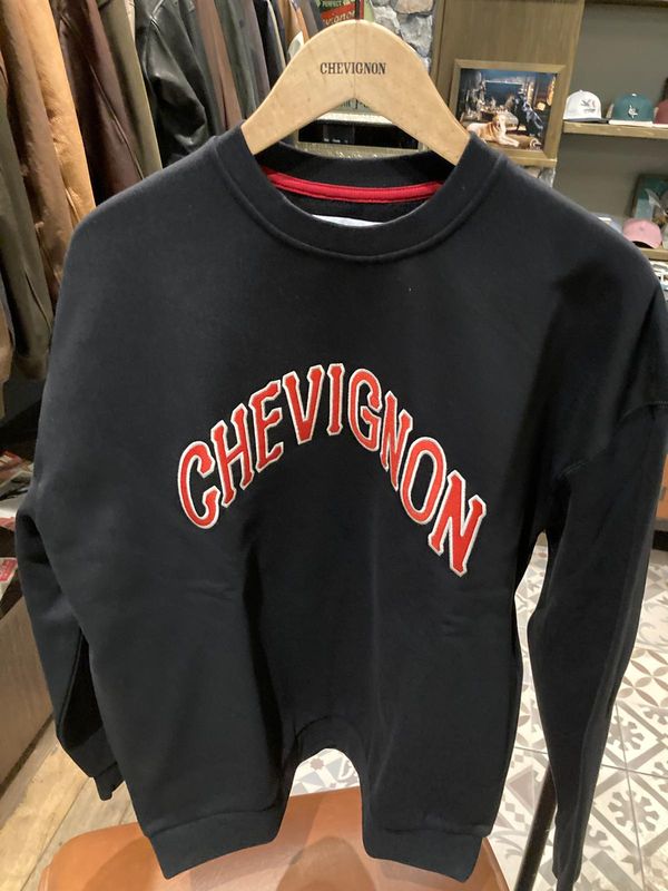 SWEATSHIRT 90 FRONT BLACK