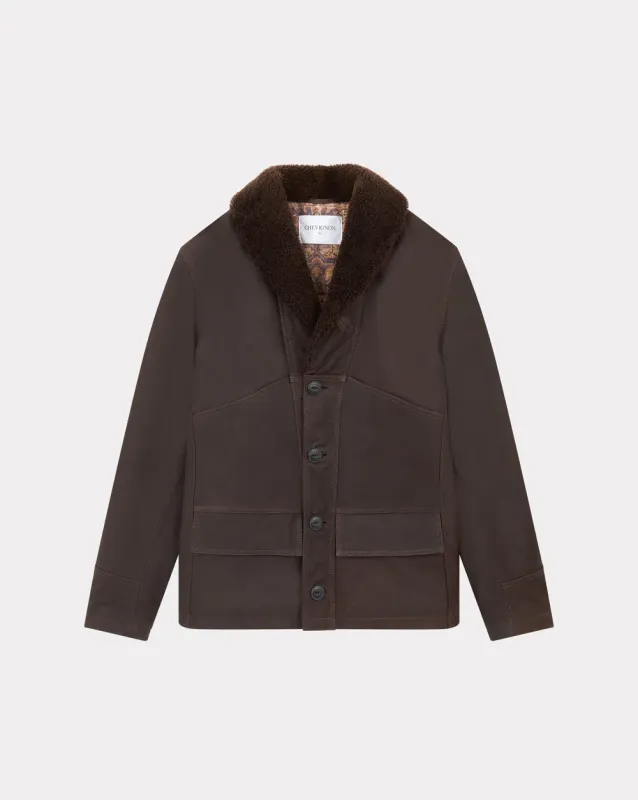 PARKA  CAMERAMAN LEATHER CACAO