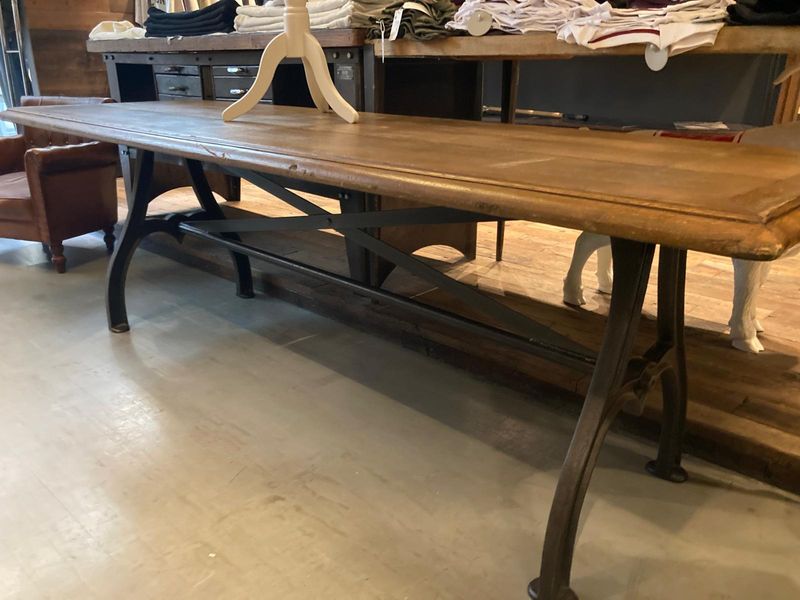 METALL HOLZ MÖBEL VINTAGE GROSS CHEVIGNON PARIS